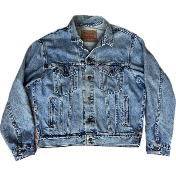 Levi's Other - Levi’s 70507-0389 90s Vintage Blue Denim Trucker Jacket 527 stamp Mens S USA EUC